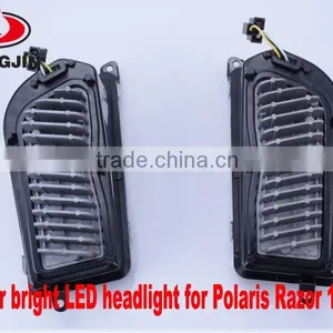 Best Price LED Headlight for 2014 Polaries RZR XP 4 1000 EPS ATV UTV Parts thumbnail-4