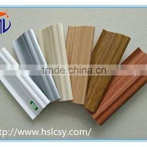 Home Decoration Flooring Accessories White Pvc Skirting Board thumbnail-1