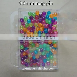 Wholesale 80pcs Bright Color Ball Head Thumb Tacks Push Pins thumbnail-1