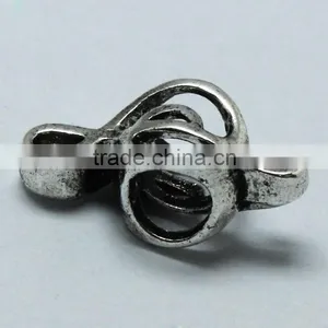 Lead Free Nickle Free Music Symbol Zinc Alloy Beads Fit Pandorar Bracelets and Necklace thumbnail-3
