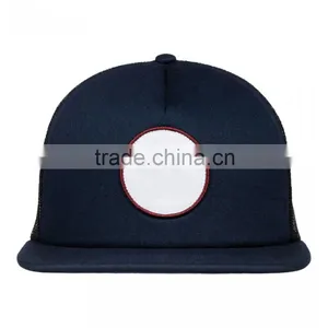 Cap Manufacturer High Quality Custom 5 Panel Flat Brim Trucker Hat thumbnail-6