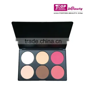 Your Own Brand Matte 6 Color Makeup Blush Palette thumbnail-1