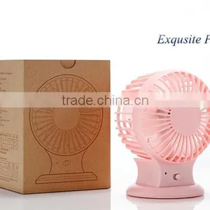 USB Mini Fan Small Table Fan Rechargeable Table Fan thumbnail-1
