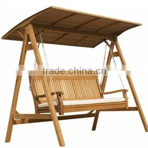 Newest Wooden Playground With Anticorrosive Wood Swing /outdoor Playground thumbnail-1