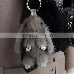 Litter Rabbit Doll [car Key Chain][fashional Bag Holder][car Decoration] Christmas Novelty Gift Birthday Present Ring Hanging thumbnail-4