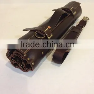 Hospitech Real Leather Chef Knife Roll Bag (Hold 8 Knives) thumbnail-2