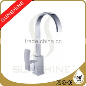SSTHD6006 Kitchen Sink Brass Chroming Flat Faucet thumbnail-1