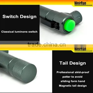 (160306) 1*AA/1*14500 Battery With Magnet Aluminum Tactical Flashlight Torch thumbnail-4