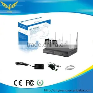 Wireless Video Camera! 4ch NVR KIT 720P 1.0mp Wireless Wifi IP Camera P2P Network Security Wifi ip Camera With Nvr Kit thumbnail-1