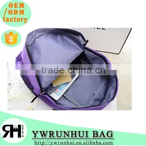 2015 Hot New Products Solid Color Trendy School Backpack,laptop Backpack thumbnail-3