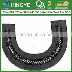 Fashion Handmade Sew On Beaded Collar With Mesh Base for Dress --- H1412019 thumbnail-1
