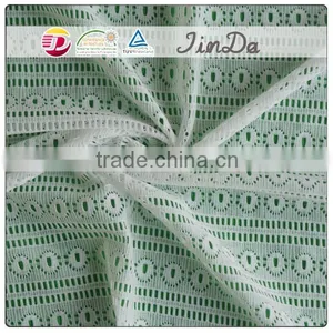 Nylon White Elastic Polish Lace Fabric for Baby Dress thumbnail-5
