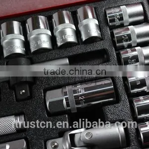25PCS 1/2" Metal Box Socket Set With L Handle 4025AAL GS KING TOOLS Made in China thumbnail-4