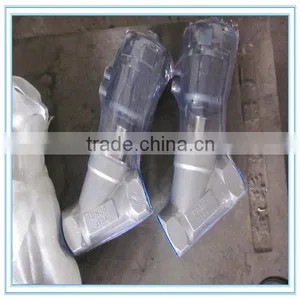 Ss/thread/quick Mounted/plastic Head Pneumatic Angle Seat Valve thumbnail-1