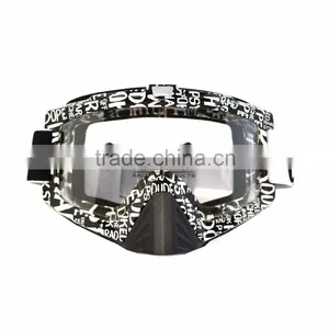 BJ-MG-013 New Arrival Clear Letter Frame Motorcycle Goggle Motorcycle Glasses thumbnail-3