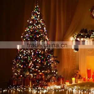 Fullbell Low Voltage Lighting 7ft 20 LEDS Warm White Starry Lights Fairy Lights Ultra Thin String Copper Wire AA Battery Powered thumbnail-3