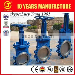 Rising Stem Knife Gate Valve With Handwheel or Actuator thumbnail-1