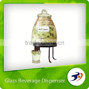 New Glass Juice Dispenser Stand thumbnail-1
