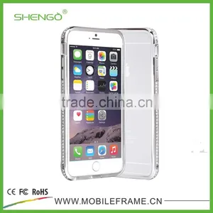 Newest Design Hot Selling Diamond Metal Bumper Phone Case for Samsung G530 thumbnail-4