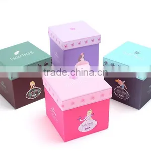 Drawer Type Cardboard Paper Packing Gift Boxes With Handle thumbnail-1