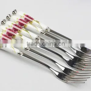 Ceramic Dinner Fork Sets With OEM Style and Low Price Made in Jieyang thumbnail-1