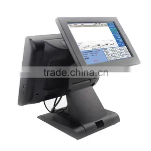 Factory Directly Exported Pos System Dual Screen,15 Inch LCD Pos Machine From Professional Pos Manufacturer thumbnail-1