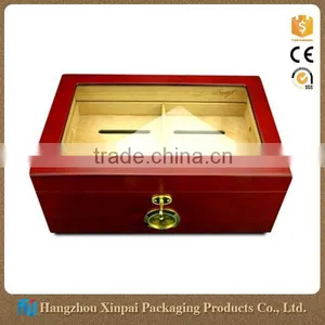 Custom Humidor Spanish Cedar Wooden Cigar Box thumbnail-1