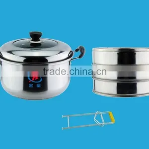 Kitchen Tools 4 Layers Stainless Steel Food Steamer thumbnail-4