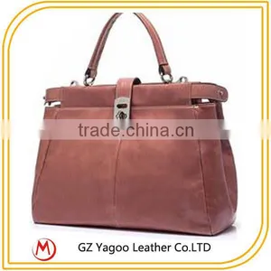 2016 Plain Matt Leather European Style Ladies Fashion Handbags Hand Bags thumbnail-1