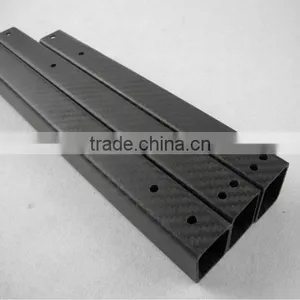 Corrosion Resistant Good Hardness Rectangular Carbon Fiber Tube Building Structure Use thumbnail-6