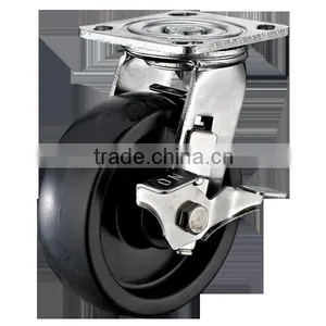 #304 Stainless Steel Casters With Derlin Bearing and Medium/Heavy Duty Wheel thumbnail-6