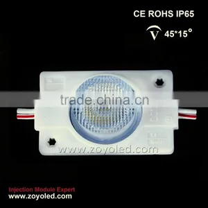 Waterproof 1 Chips 2835 Smd Led Injection Module With Wide Degree Lens thumbnail-3