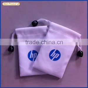 Feb. New Promotional Red Customized Suede Ring Pouch/bag With Logo Printed thumbnail-5