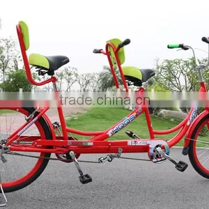 24 Inch Tandem Bike / Single Speed Tandem Bicycle / Aluminum Alloy Bike Frames thumbnail-5