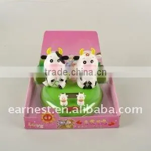 Solar Toy Shaking Lover Cattle,Valentine Toys thumbnail-1