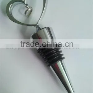 Popular Heart Shape Metal Bottole Wine Stopper Exist Mold thumbnail-5