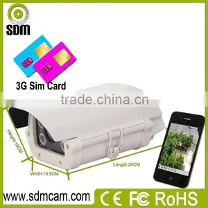 Waterproof Outdoor Surveillance 3g Sim Slot ip Camera With 32 GB SD Card thumbnail-1