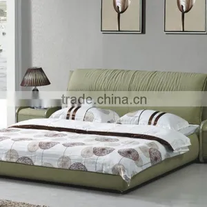 Simple Elegant King Size Bed Design Cheap Leather Furniture Sale for Bed Room thumbnail-2