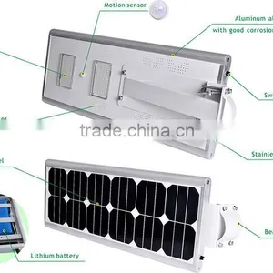 Commercial Led Light Integrated Solar Led Street Light With 30w Led Light thumbnail-3