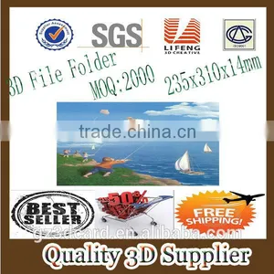 Guangzhou Lifeng Best Seller 3D Lenticular L Shape File Folder for Kids thumbnail-1