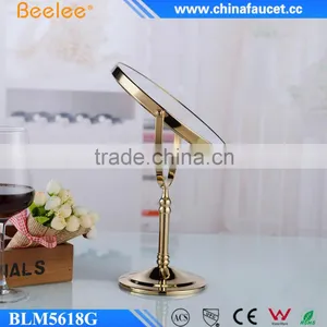 Golden Double Side Table Brass Frame Decorative Mirror thumbnail-4