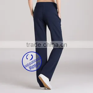 Wholesale Custom Made Cotton Blank Women Yoga Jogger Pants thumbnail-4