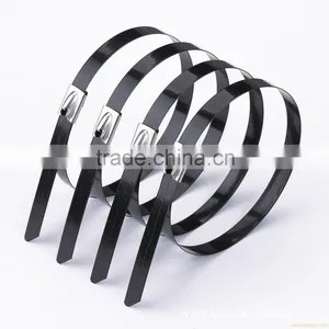 PVC Sprayed Stainless Steel Cable Tie (BZ-L Series) 4.6*300 thumbnail-1