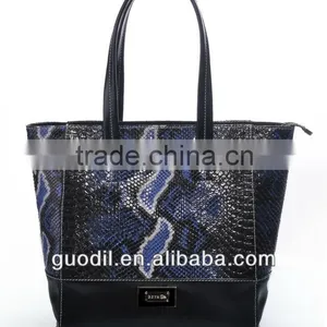 High Quality Genuine Leather Handbag With Snake thumbnail-1