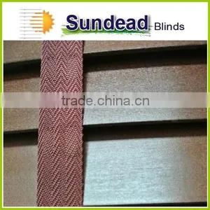 Paulownia Basswood 2 Inches Natural Horizontal Window Blinds With Fauxwood Valance for Home Decor thumbnail-2