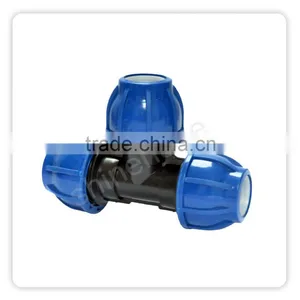 PP Compression Fittings Tees 90 Degree thumbnail-1