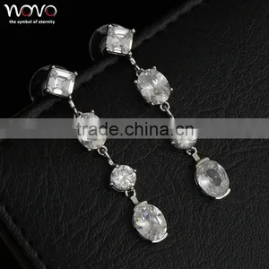 Fashion Brass Earrings Zircon Fashion Jewelry thumbnail-2