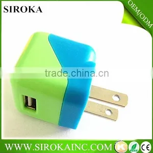 ODM/OEM DC5V1000mA Travel Charger Portable US Home Charger for Smartphone thumbnail-4