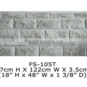 Good Price High Quality Beautiful Decorative Polyurethane Stone Panel thumbnail-2