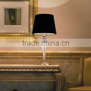 Black Bedside Table Lamp thumbnail-4